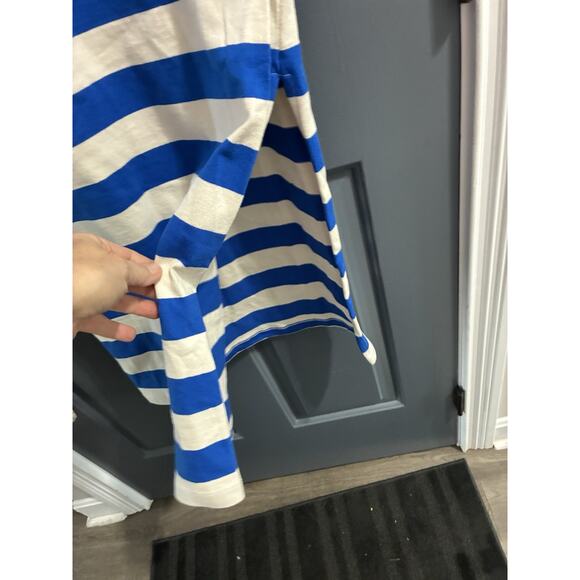 NWT Sezane Paris Emy Striped White Blue Cotton Dress Size XS - Picture 8 of 15